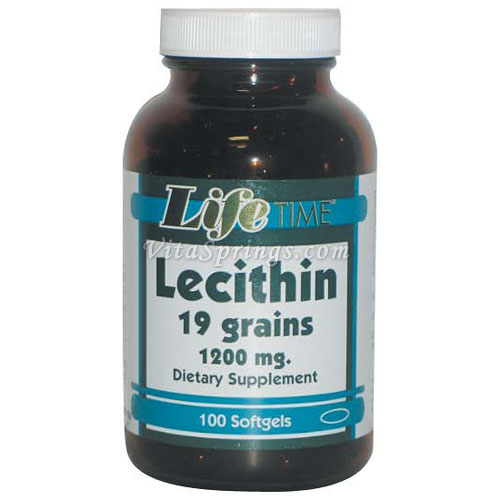 Lecithin 19 Grains, 100 Softgels, LifeTime