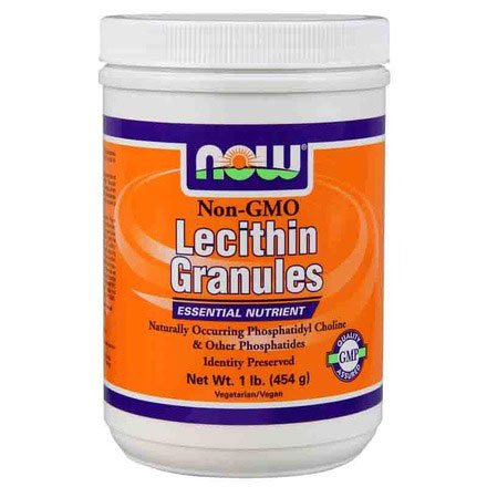 Lecithin Granules Non-GMO, 1 lb, NOW Foods