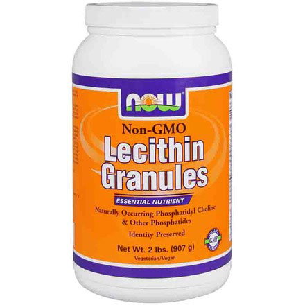 Lecithin Granules Non-GMO, 2 lb, NOW Foods