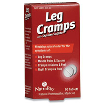 Leg Cramps 60 tabs, NatraBio (Natra-Bio)