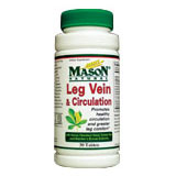 Leg Vein & Circulation, 30 Tablets, Mason Natural