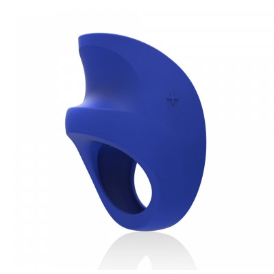 Lelo Intimate Products Lelo Bo Vibrating Cock Ring, Deep Blue