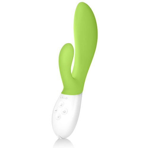 Lelo Intimate Products Lelo Ina 2 Rabbit Vibrator, Lime Green