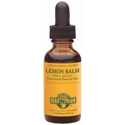 Herb Pharm Lemon Balm Extract Liquid, 1 oz, Herb Pharm