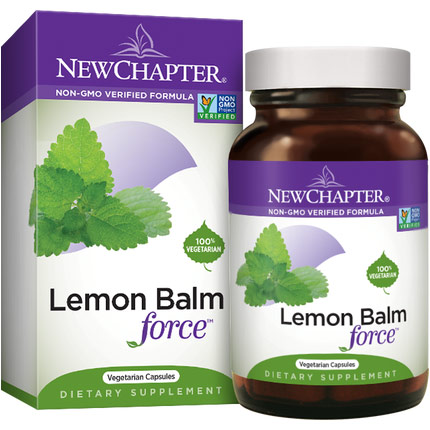 Lemon Balm Force, 30 Vegetarian Capsules, New Chapter