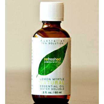 Lemon Myrtle 15% Water Soluble Natural Essential Oil, 2 oz, Tea Tree Therapy