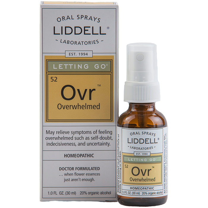 Liddell Letting Go Overwhelmed Homeopathic Spray, 1 oz