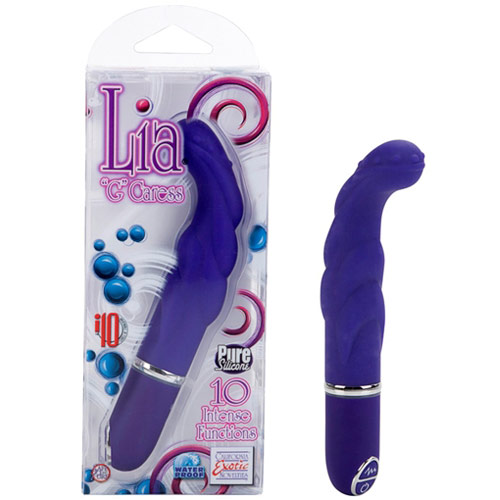 Lia G-Caress Vibe, G-spot Vibrator, Purple, California Exotic Novelties