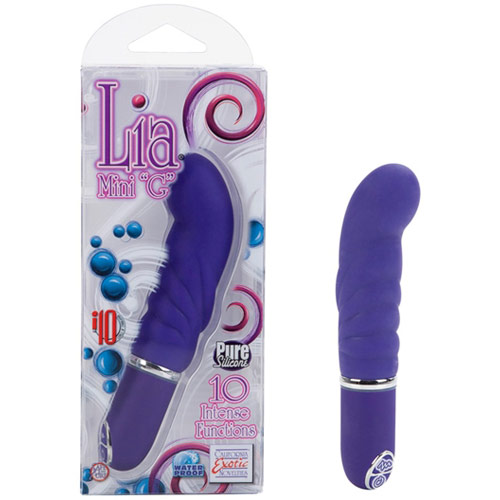 Lia Mini G Vibe, G-spot Vibrator, Purple, California Exotic Novelties