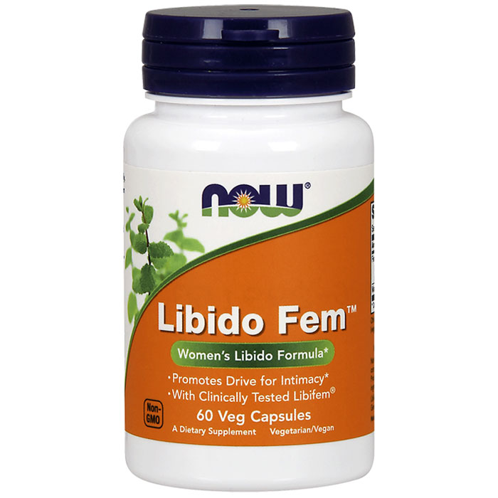 Libido Fem, Womens Libido Formula, 60 Veg Capsules, NOW Foods