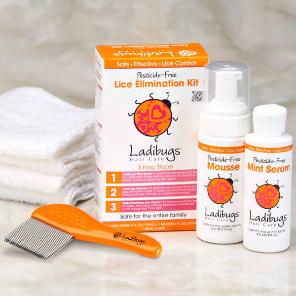 Lice Elimination Kit, 3 pc, Ladibugs Haircare