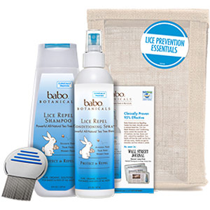 Lice Prevention Essentials Gift Set, 1 Set, Babo Botanicals