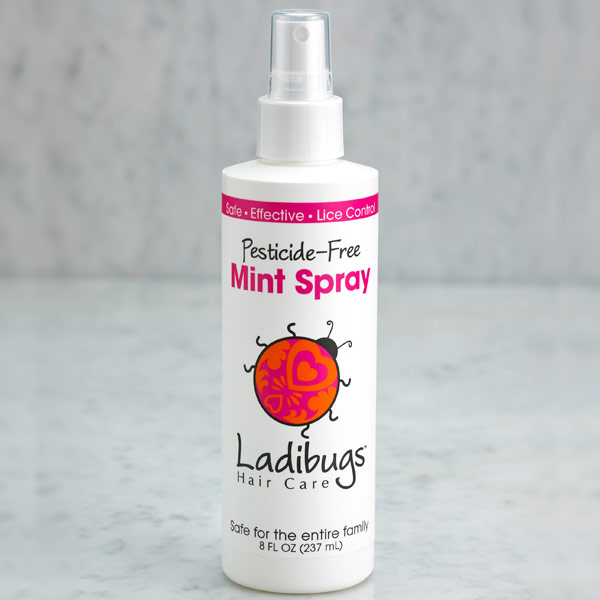 Lice Prevention Mint Spray, 8 oz, Ladibugs Haircare
