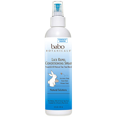 Lice Repel Conditioning Spray, Rosemary Tea Tree, 8 oz, Babo Botanicals