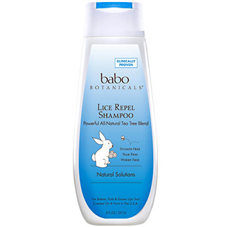 Lice Repel Shampoo, Rosemary Tea Tree, 8 oz, Babo Botanicals