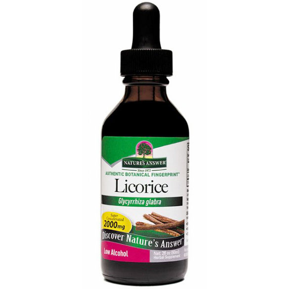 Licorice Root Extract Liquid 2 oz from Natures Answer