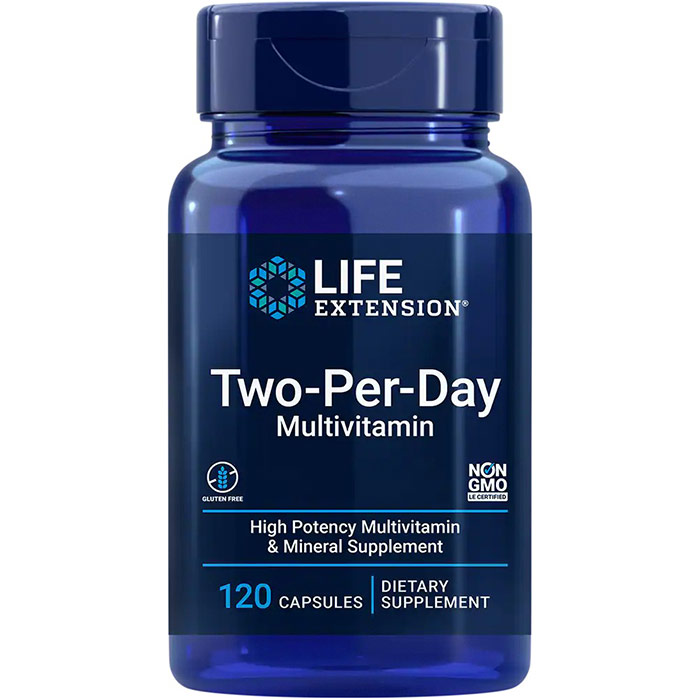 Life Extension Two-Per-Day, 120 Vegetarian Tablets, Life Extension