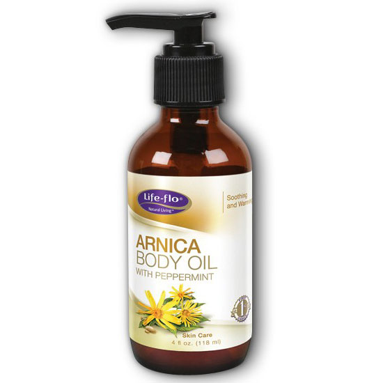 Life-Flo Arnica Body Oil With Peppermint, 4 oz, LifeFlo
