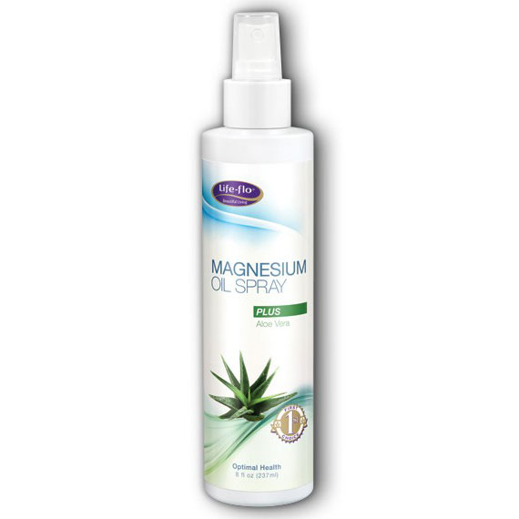 Life-Flo Magnesium Oil Spray Plus Aloe Vera, 8 oz, LifeFlo