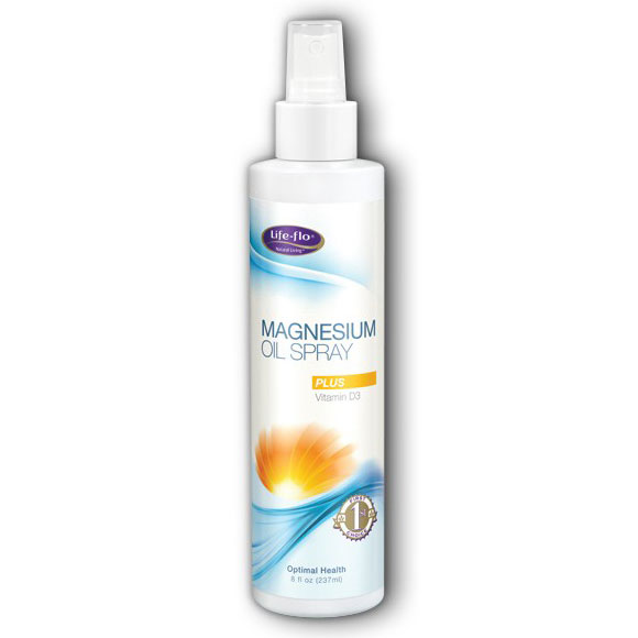 Life-Flo Magnesium Oil Spray with Vitamin D3, 8 oz, LifeFlo