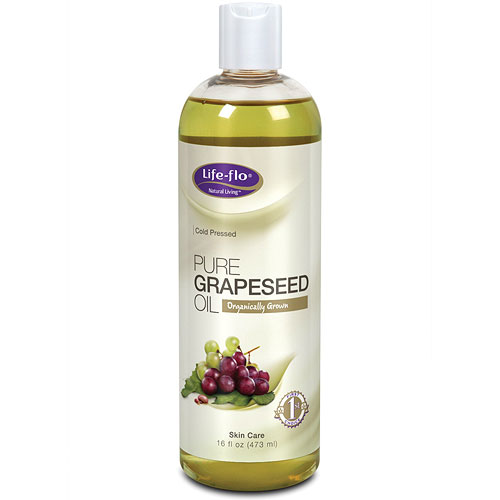 Life-Flo Pure Grapeseed Oil Liquid, 16 oz, LifeFlo