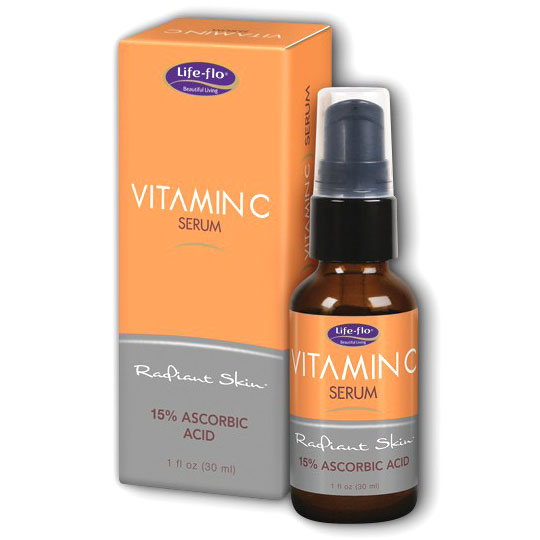 Life-Flo Vitamin C Serum with 15% Ascorbic Acid, 1 oz, LifeFlo