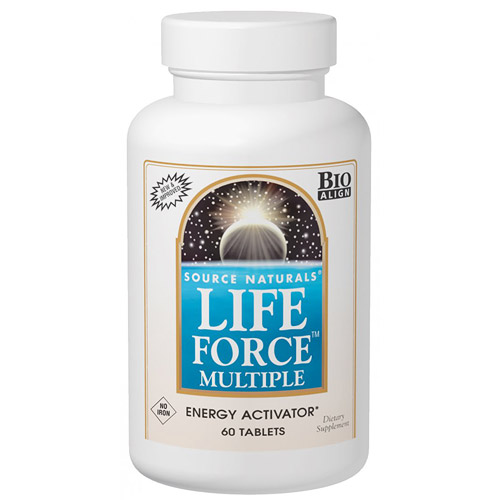 Life Force Multiple Tablets No Iron 30 tabs from Source Naturals