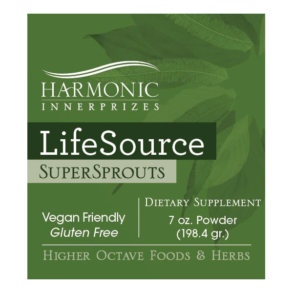 LifeSource SuperSprouts Powder (Super Sprouts), 7 oz, Harmonic Innerprizes