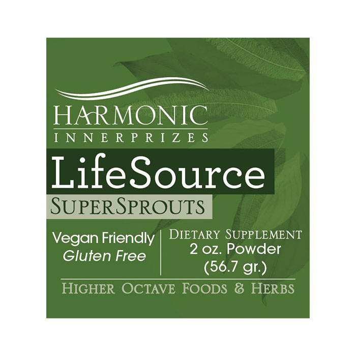 LifeSource SuperSprouts Powder, Sprout Seed Complex, 2 oz, Harmonic Innerprizes