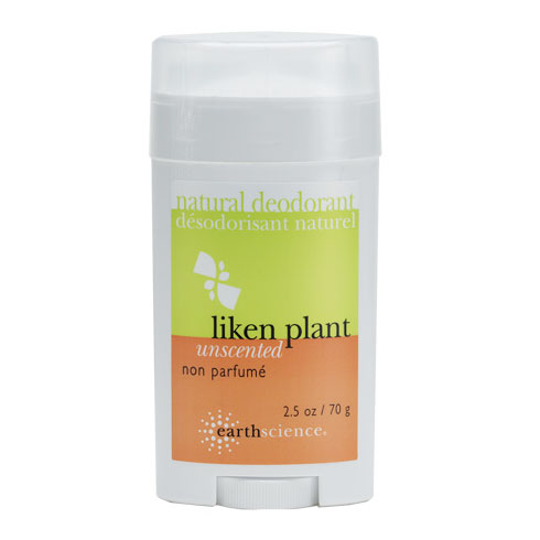 Liken Natural Deodorant Unscented, 2.5 oz, Earth Science