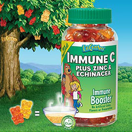 Lil Critters Immune C Plus Zinc & Echinacea, Immune Booster for Children, 200 Gummy Bears