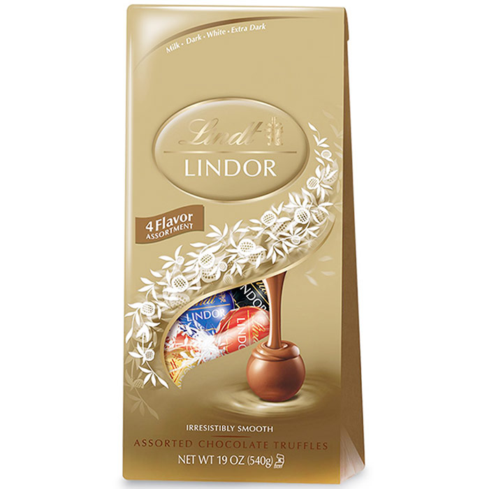 Lindt Lindor Assorted Chocolate Truffles, 19 oz (540 g)