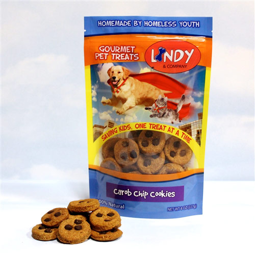 Lindy & Company Gourmet Dog Treats - Carob Chip Cookies, 8 oz