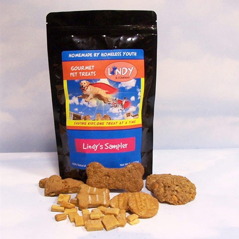 Lindy & Company Gourmet Dog Treats - Lindys Sampler 6 Assorted Flavors, 1 oz x 8 ct