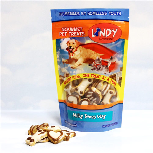 Lindy & Company Gourmet Dog Treats - Milky Bones Way, 8 oz