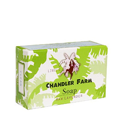 Chandler Farm Linus's Bar Soap, Raw Lavender, 4 oz, Chandler Farm
