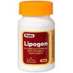 Watson Rugby Labs Lipogen, B-Complex Formular w/ Vitamin C, 60 Softgel Capsules, Watson Rugby