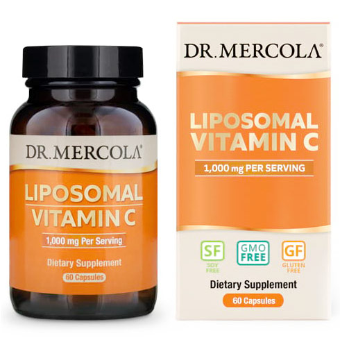 Liposomal Vitamin C 500 mg, 60 Licaps Capsules, Dr. Mercola