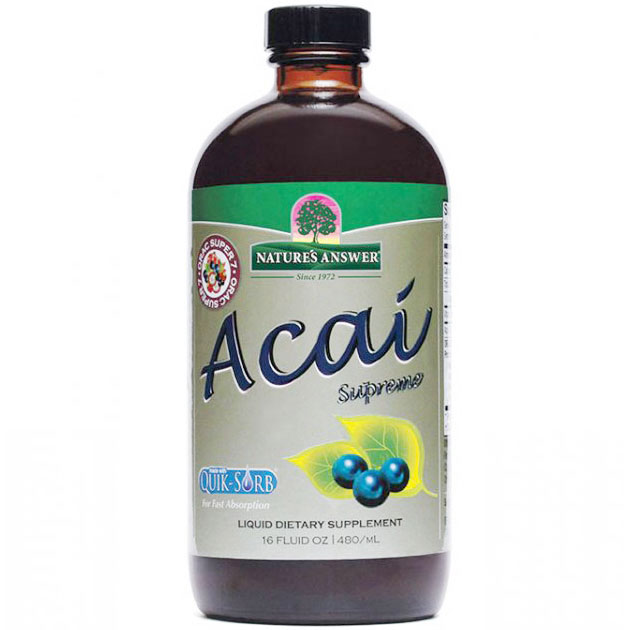 Acai Supreme Liquid with ORAC Super 7, 16 oz, Natures Answer