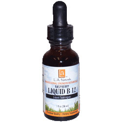 L.A. Naturals Liquid B12 Drops, 1 oz, L.A. Naturals