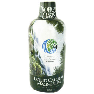 Liquid Calcium Magnesium with Vitamin D, 32 oz, Tropical Oasis