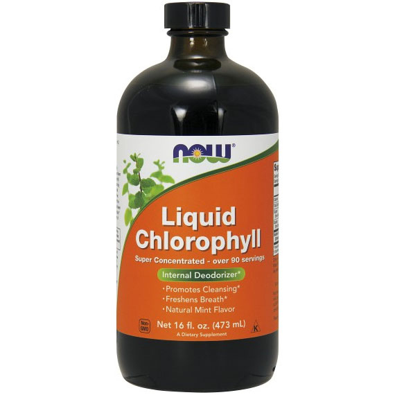 NOW Foods Liquid Chlorophyll Triple Strength, 16 oz, NOW Foods