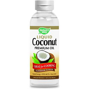 Liquid Coconut Premium Oil, 10 oz, Natures Way