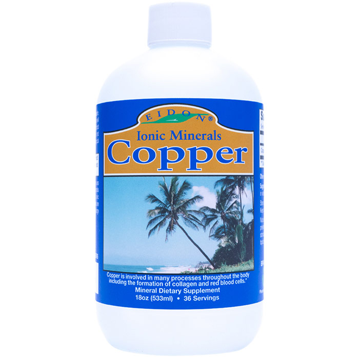 Liquid Copper, 18 oz, Eidon Ionic Minerals