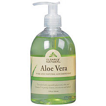 Liquid Glycerine Soap, Aloe Vera, 12 oz, Clearly Natural