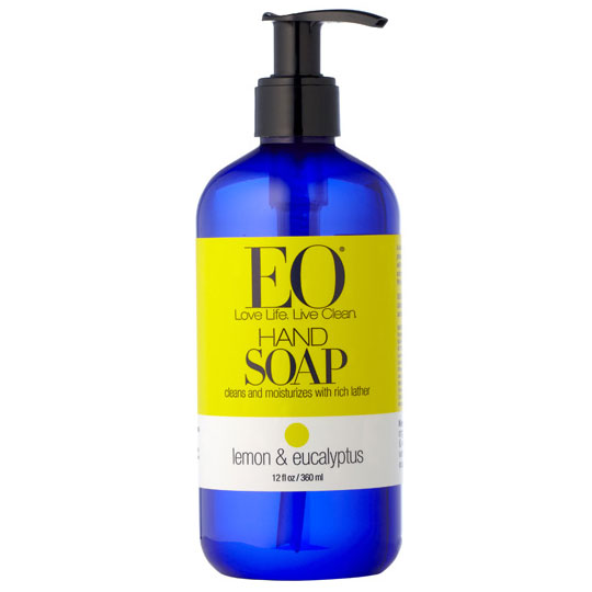 EO Products Liquid Hand Soap - Lemon & Eucalyptus, 12 oz