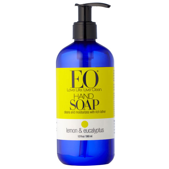 EO Products Liquid Hand Soap - Lemon & Eucalyptus, 12 oz