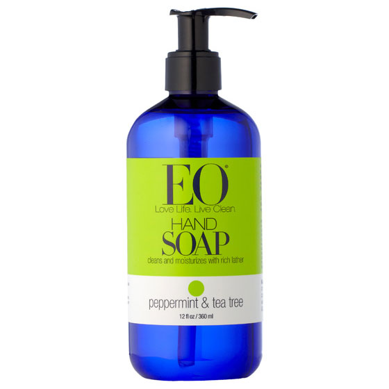 EO Products Liquid Hand Soap - Peppermint & Tea Tree, 12 oz
