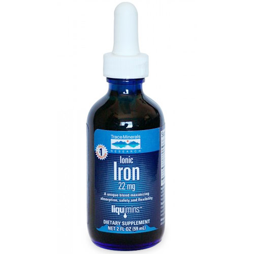 Ionic Iron Liquid, 22 mg, 2 oz, Trace Minerals Research