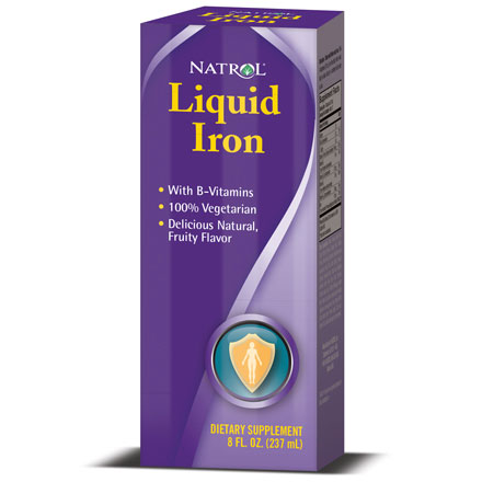 Natrol Liquid Iron 8 fl oz from Natrol
